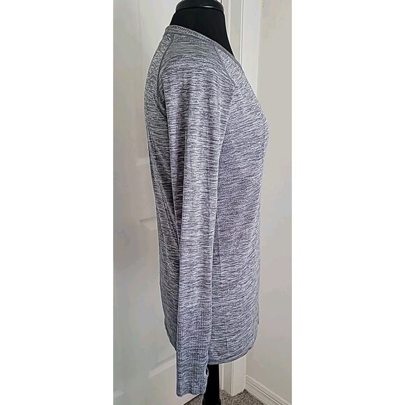 Lululemon Swiftly Tech Long Sleeve Top Gray Size 10 Running Yoga Gym EUC - Picture 7 of 13